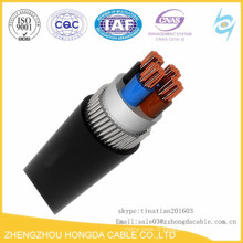 Cu / XLPE / SWA / PVC a armé des câbles 0,6 / 1KV 25mm 35mm 50mm 75mm 95mm 120mm 150mm 185mm